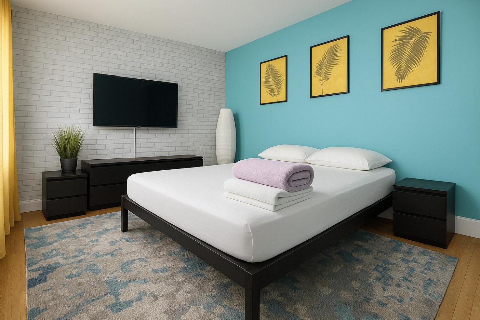 Apartment Blue Style Room